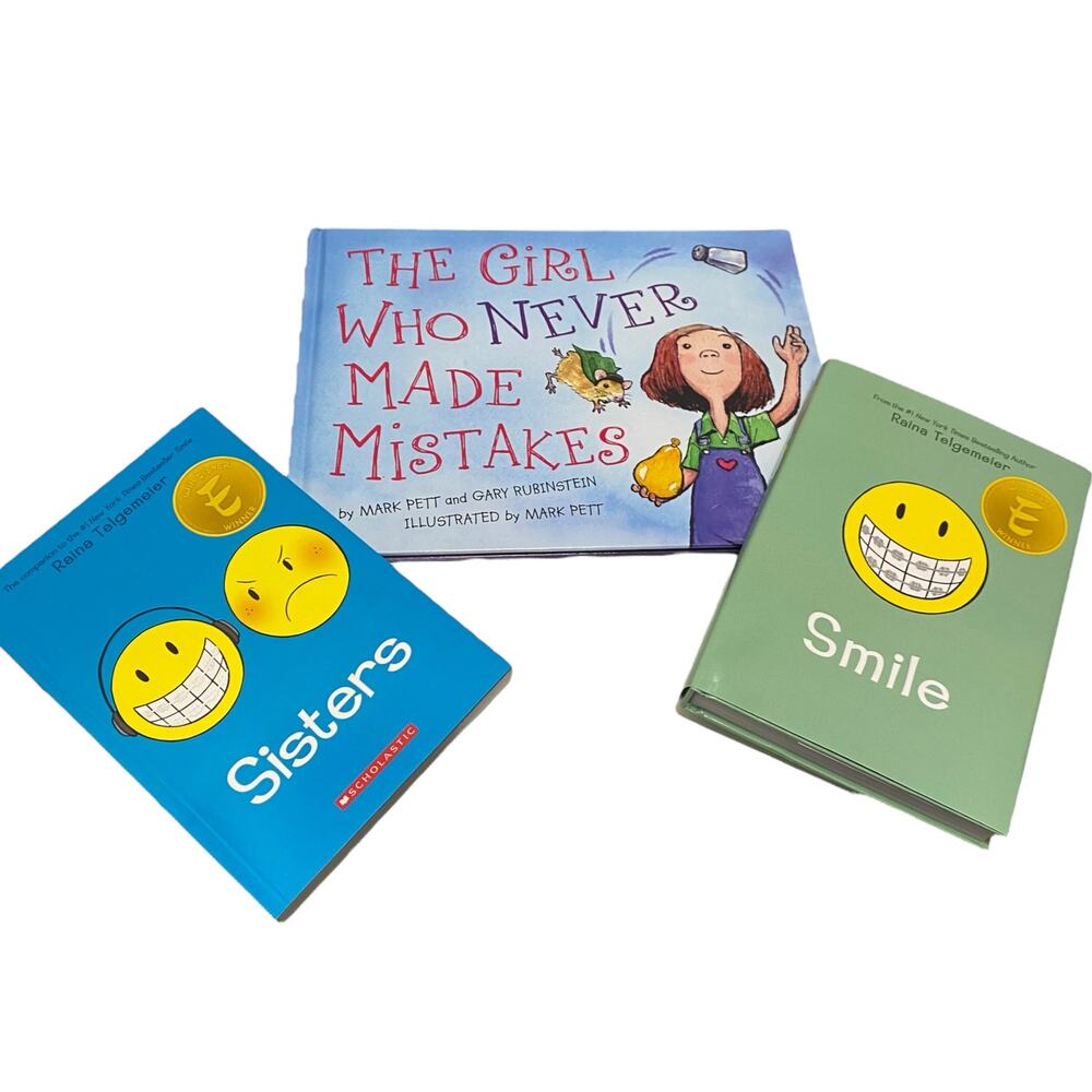 LOT of 3 NEW Children's Books - Girls Scholastic Stories - Gift Idea